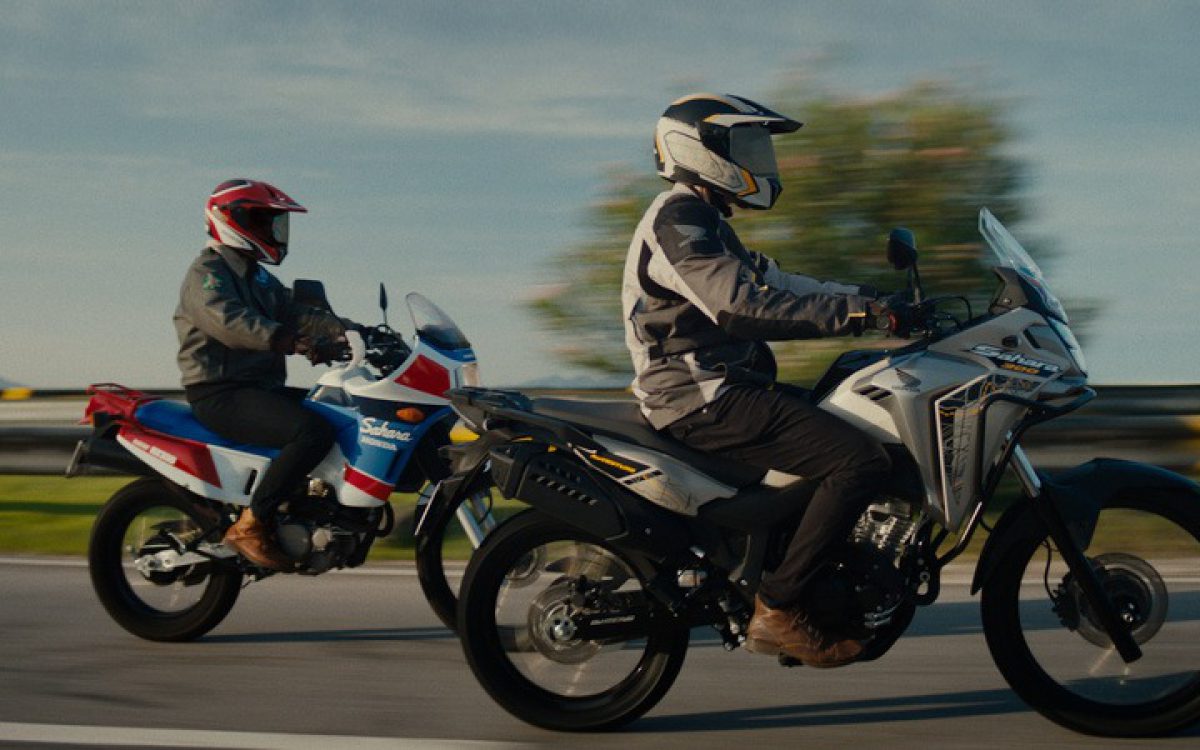 Honda apresenta campanha da nova Sahara 300 e destaca a paixão de diferentes gerações pela motocicleta